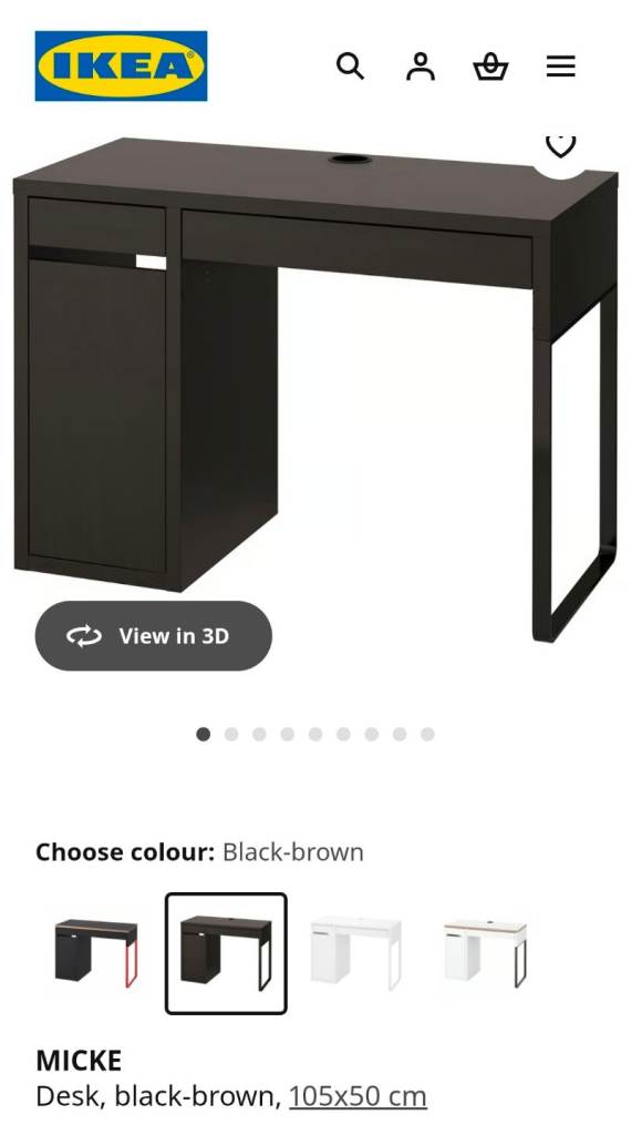 image for Home office desk and chair
