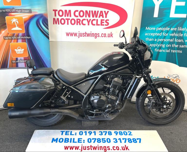 HONDA CMX 1100 REBEL MANUAL, 2024(73), 1,969 MILES, FSH, STUNNING BIKE, £7395