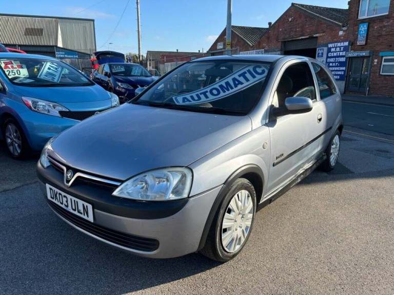 2003 Vauxhall Corsa 1.4i 16v Elegance Hatchback 3dr Petrol Automatic (a/c) (190 g/km, 89 bhp) Hat...