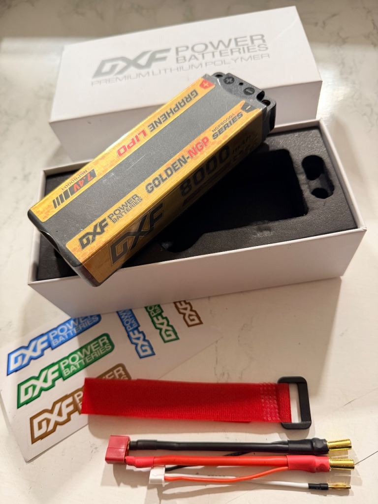BATTERY LiPo DXF Golden-NGP 7.4V 8000mAh LiPo Battery