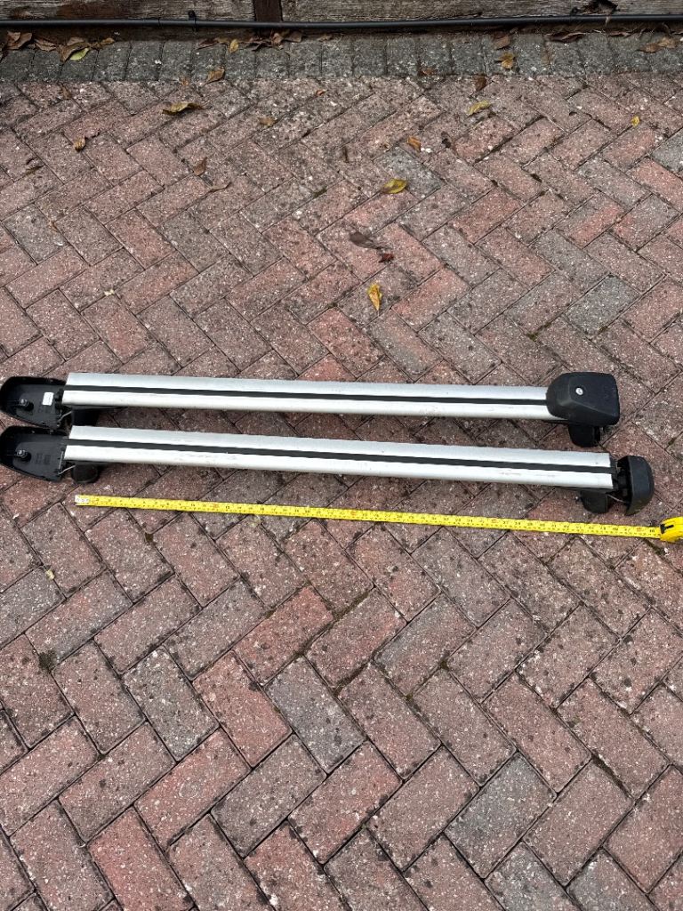 Silver Bike Roof Bars - Good Condition