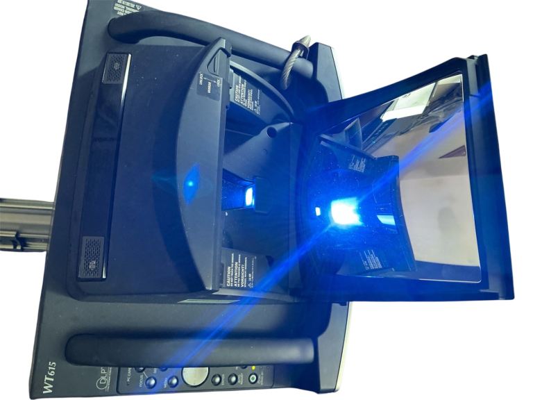 NEC WT615 Projector and arm bracket. 