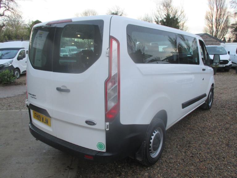 2019 Ford Transit Custom 2.0 EcoBlue 130ps Low Roof Kombi Leader Van 9 SEATS NO VAT NEW WET BELT ...