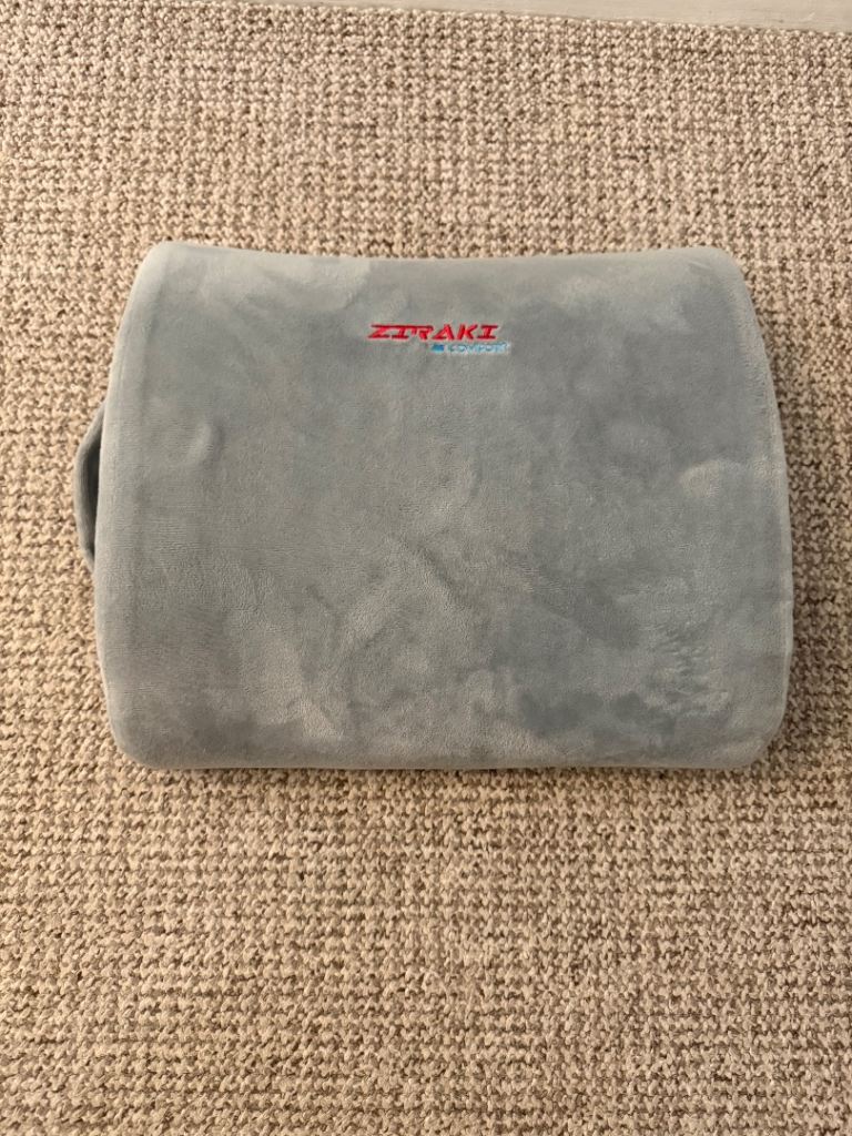 Ziraki firm memory foam Lumbar Pillow Back Pain Support - Seat Cushion For Car or Office Chair 