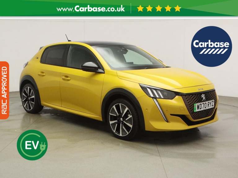 2021 Peugeot E-208 50kWh GT Hatchback 5dr Electric Auto (136 ps) Hatchback ELECTRIC Automatic