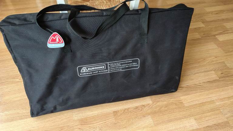 Eurohike Aluminium Camp Kitchen in Carry Bag – New/never used