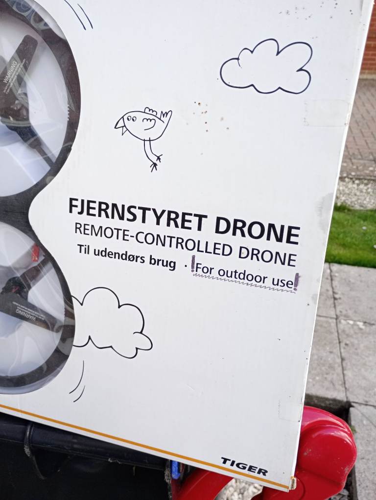 Child's toy drone. 