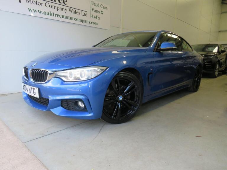 BMW 4 SERIES 2.0 420d M Sport Euro 6 (s/s) 2dr Blue Manual Diesel 2014