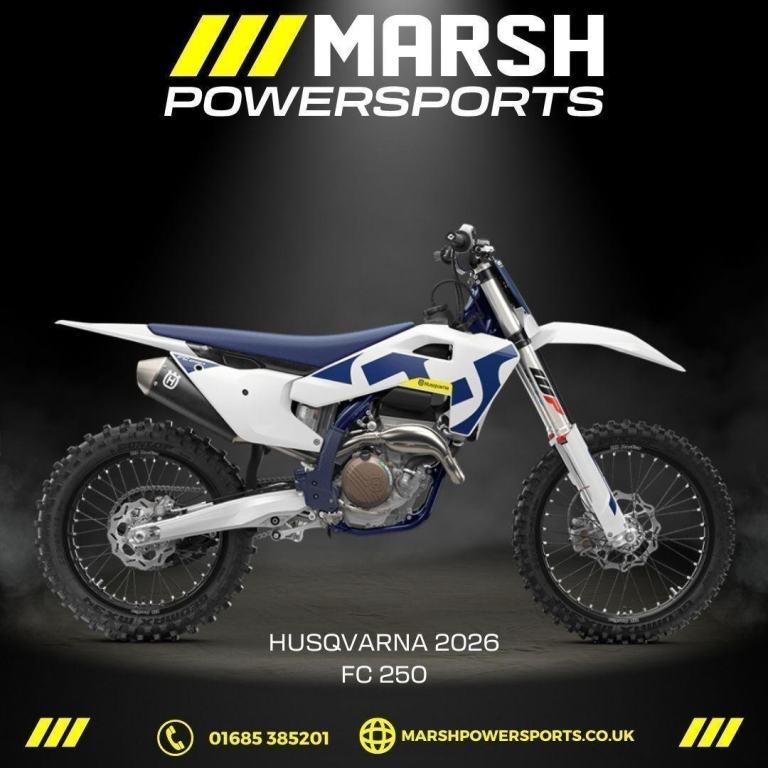 Husqvarna FC 250 2026 - Husqvarna Main Dealer - Reserve Now!