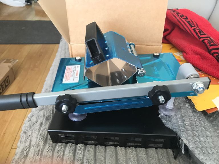 Meat Slicer Manual Frozen Food Cutter - Blue/Silver , suit sandwich shop / cafe