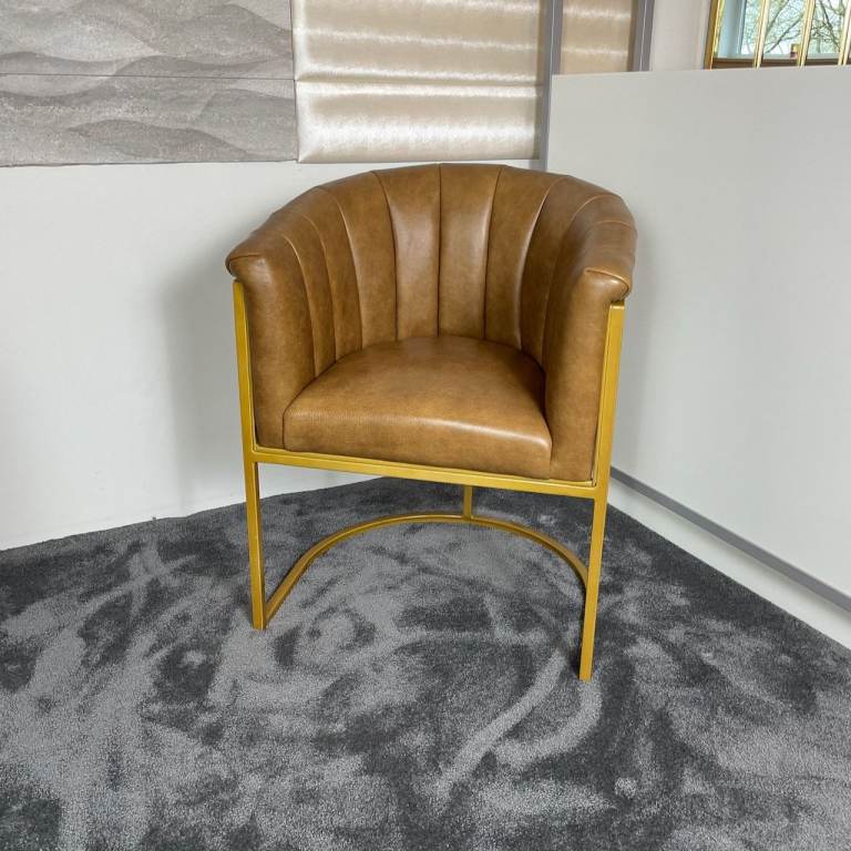 NEW EX DISPLAY, BESPOKE MADE, ART DECO DINING CHAIR, £80 X1 In Stock