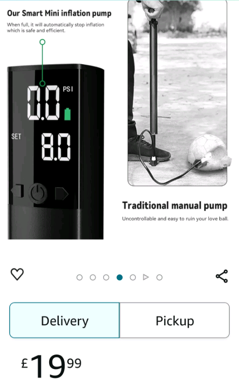 image for Bnib Smart electric ball pump
