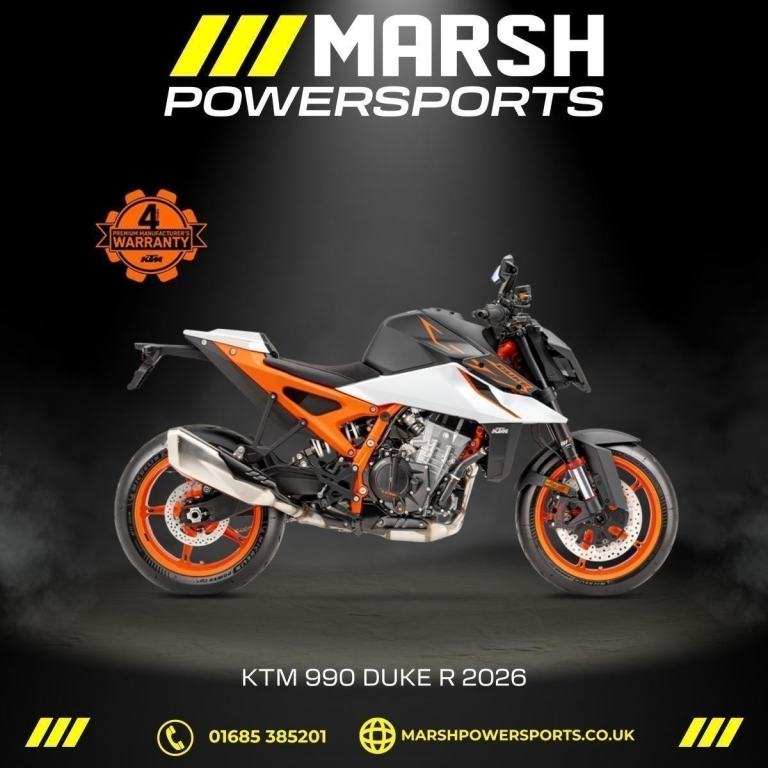 990 Duke R 2026 Model - KTM Main Dealer - 0% FINANCE