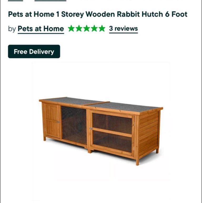 Rabbit Hutch with Cover  - FREE