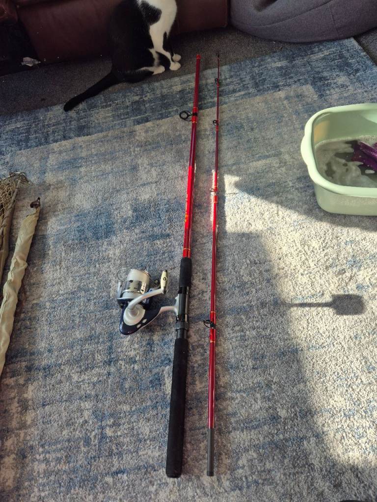 Fire tip Fishing rod and Okuma reel