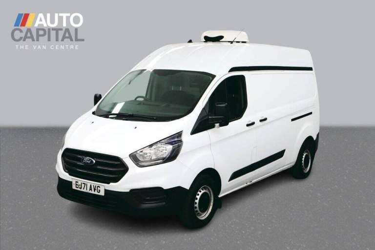 2021 Ford Transit Custom 2.0 300 EcoBlue Leader 130 BHP L2 H2 Refrigerated Van Euro 6 ULEZ Compli...