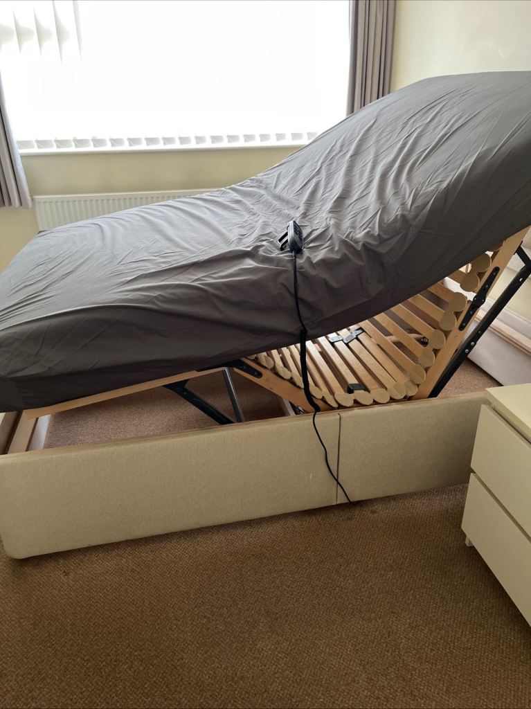 HSL Fully Adjustable Electric Bed Small Double With Mattress