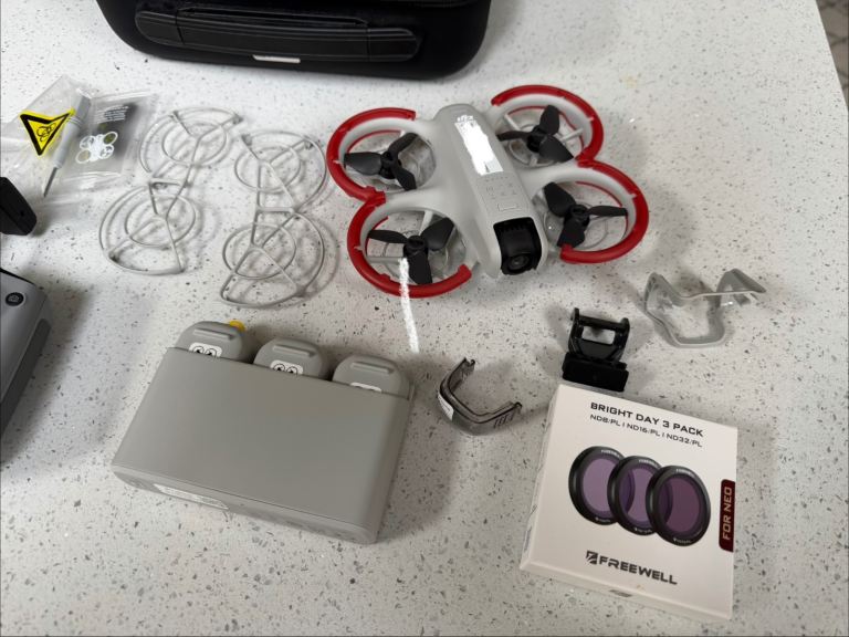 DJI Neo Fly More Drone with accessories