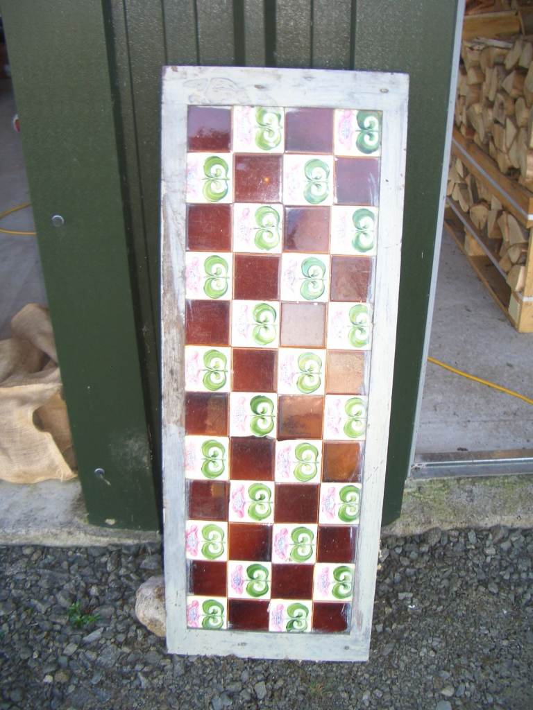 image for Vintage Framed Art Deco Tiles 