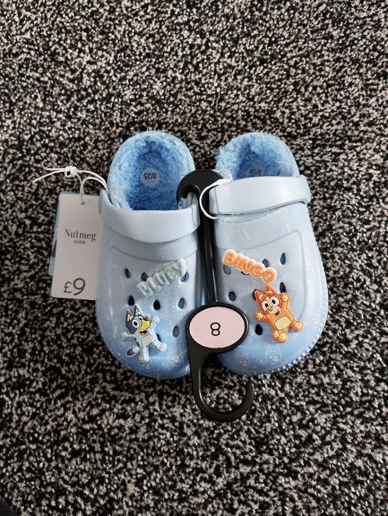 Brand new bluey crocs 