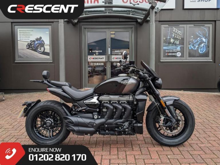 TRIUMPH ROCKET 3 GT TRIPLE BLACK 2021 - 1 OF 1000 - CARBON FIBRE - EXTRAS FITTED