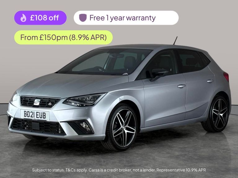 2021 SEAT Ibiza 1.0 TSI 110 FR Sport [EZ] 5dr HATCHBACK PETROL Manual