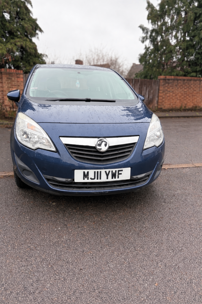 Vauxhall, MERIVA, MPV, 2011, Manual, 1398 (cc), 5 doors