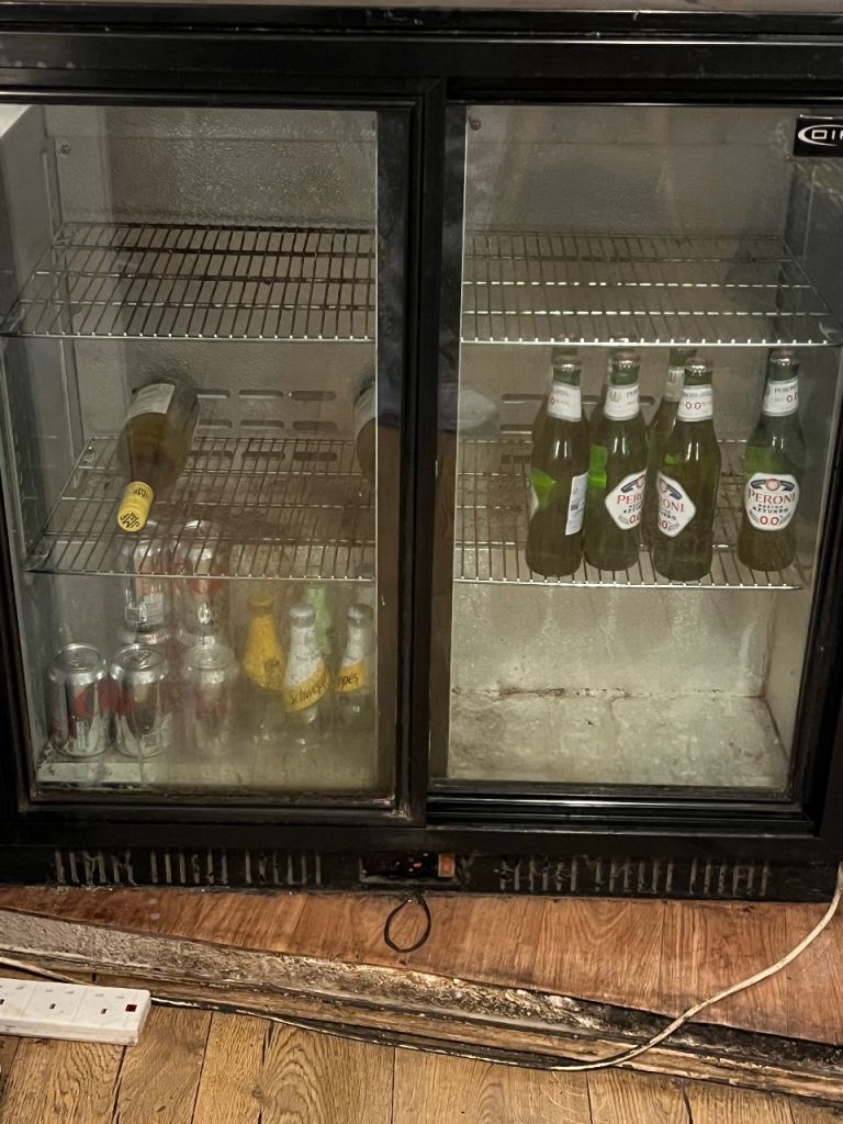 Double Door Drinks Fridge - Good Working Order