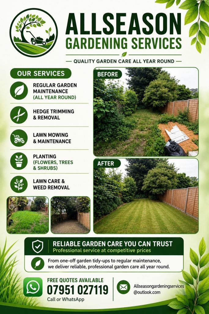 Gardening services Luton