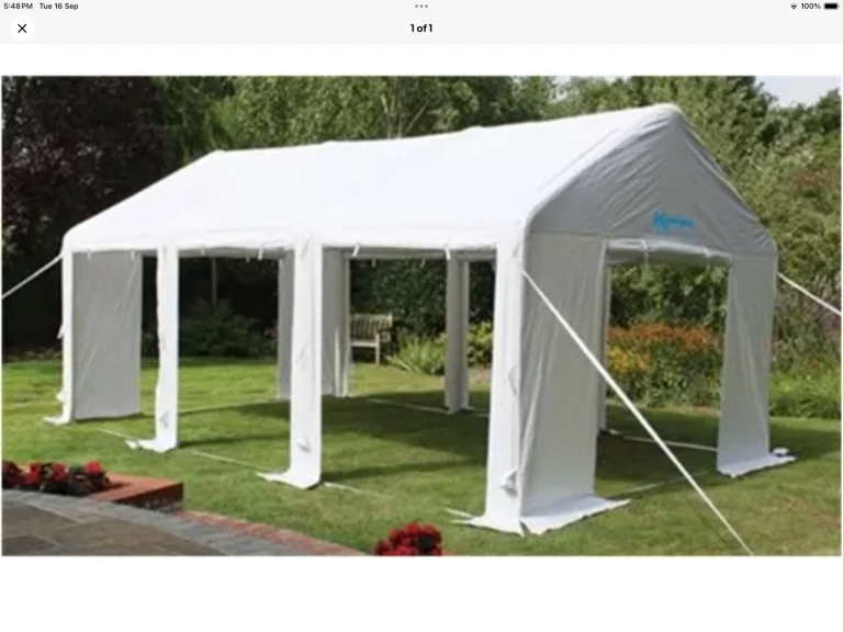 Inflatable 6m x 4m tent marque temporary building