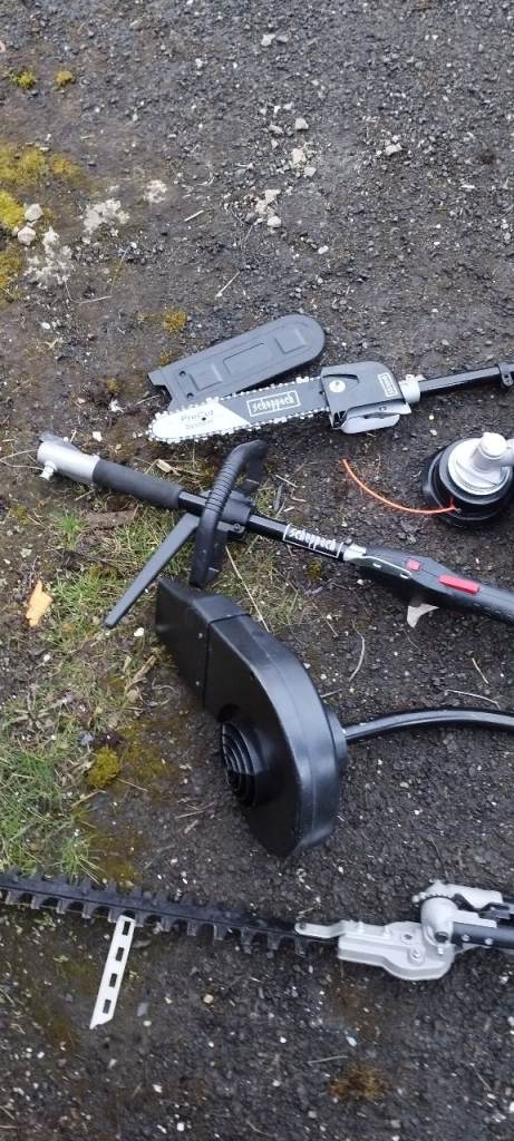 Scheppach 4-in-1 or 5-in-1 Petrol Multi-Tool system# Set of Garden tools # 