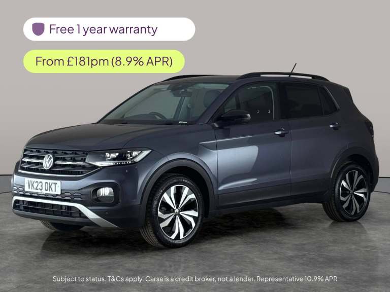 2023 Volkswagen T-Cross 1.0 TSI Black Edition SUV 5dr Petrol Manual Euro 6 (s/s) (110 ps) - LED -...