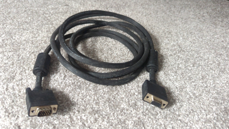 VGA extension monitor cable (male to female)