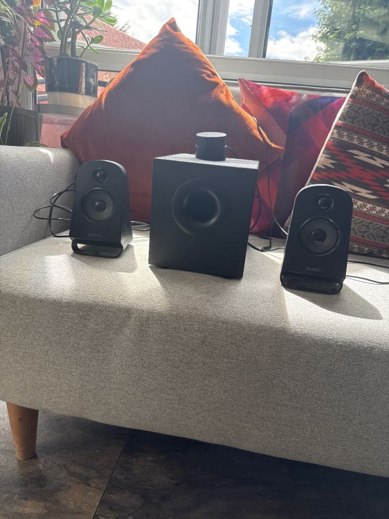 Majority 2.1 Speaker System with Subwoofer – Great Sound, Compact Setup