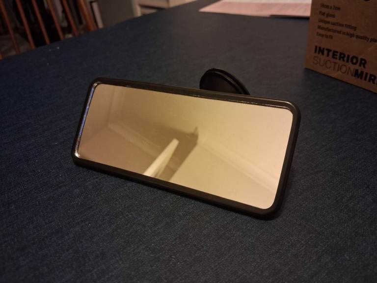 Rear view mirror for learner driver