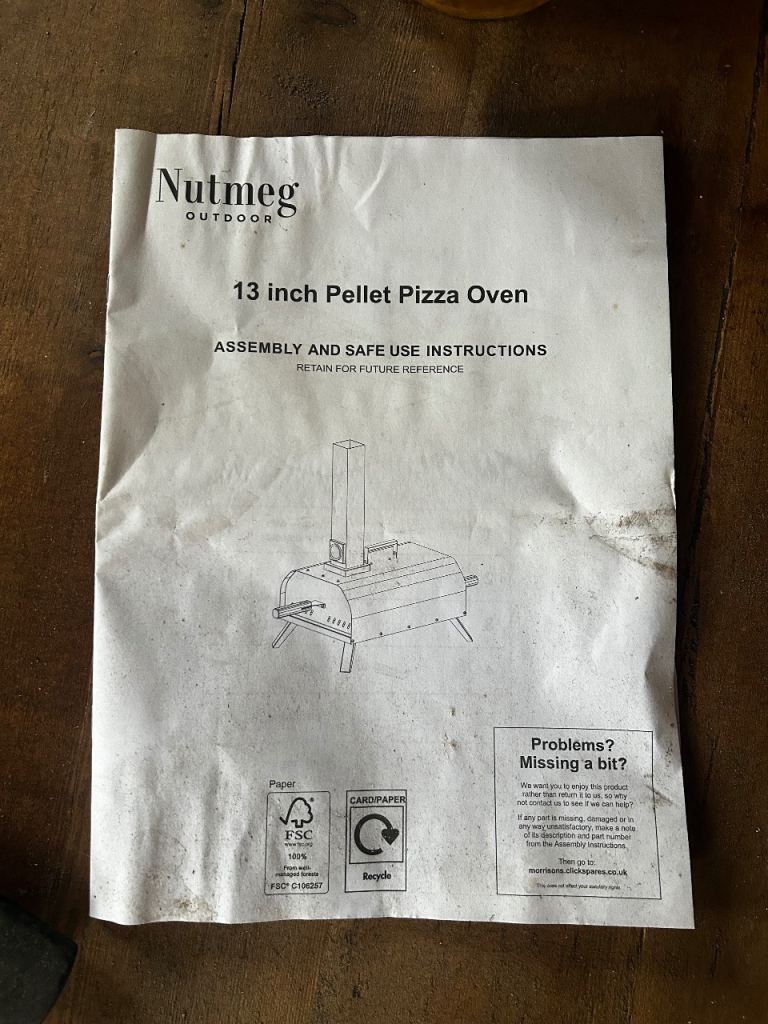 Pizza oven pellet fed 