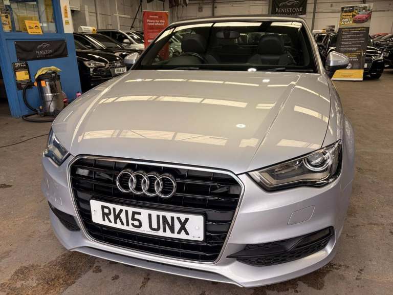2015 Audi A3 Cabriolet 1.4 TFSI CoD S line Convertible 2dr Petrol S Tronic Euro 6 (s/s) (150 ps) ...