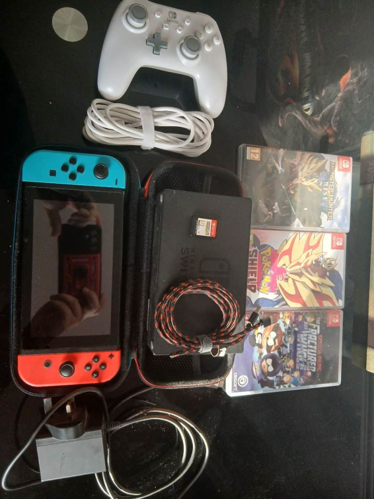 Nintendo switch and accessories 