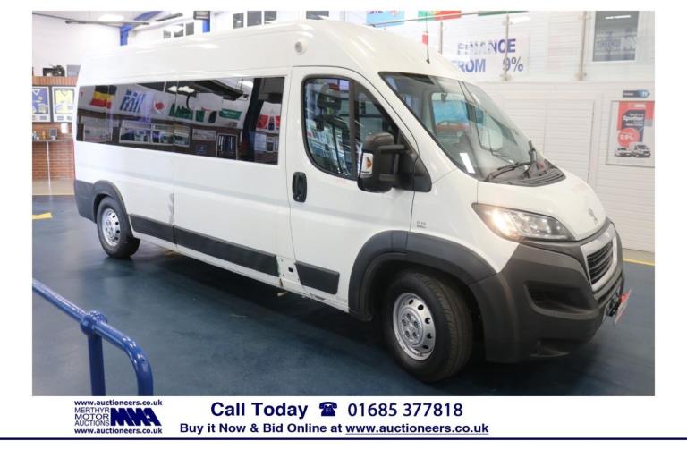 2016 - 16 - PEUGEOT BOXER 435 L3H2 2.2HDI 130PS LWB 6 SEAT DISABLED MINIBUS
