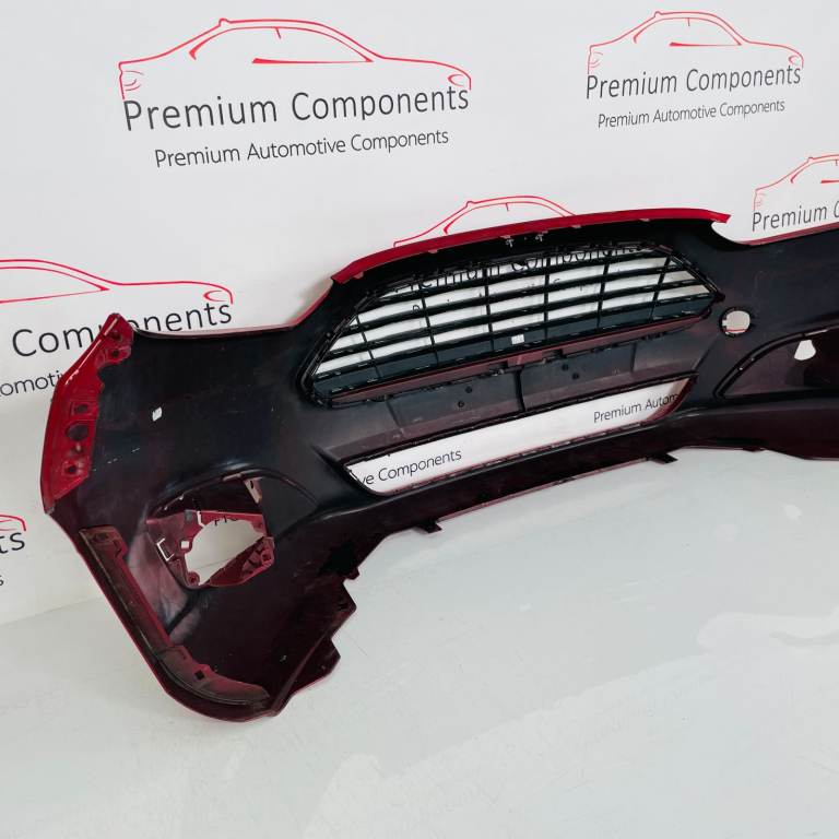 Ford Fiesta Front Bumper Genuine Red Candy Mk8 Zetec S 2013- 2016 [am29]