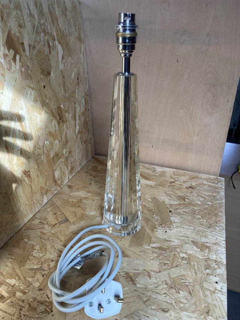 Metal and glass Lamp - solid,  Photos for sizes - Please check my other items - Happy to post