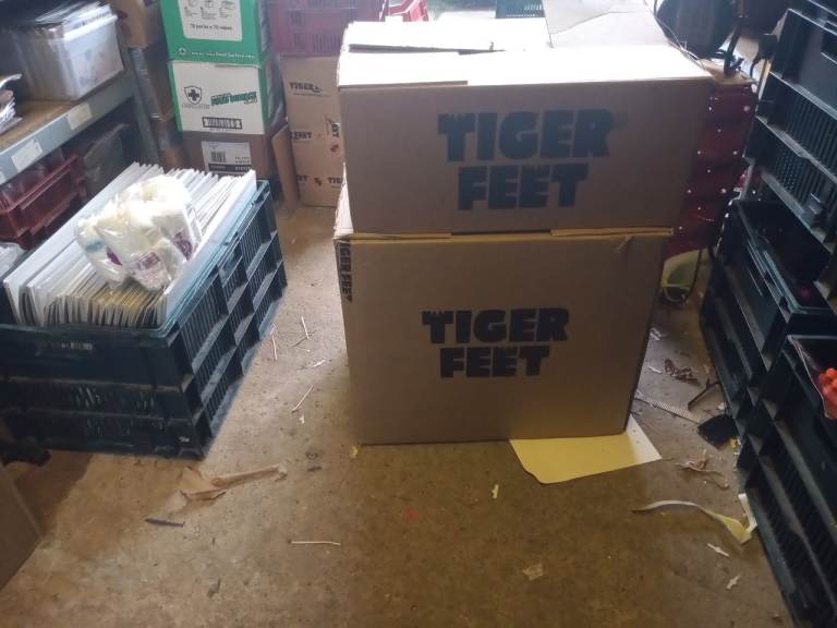 Cardboard boxes