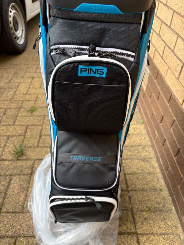 PING Traverse Golf Bag – Blue, Brand New