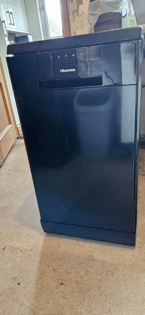 Hisense Slimline Dishwasher - Black 