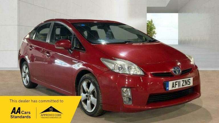 2011 Toyota Prius 1.8 VVT-h T Spirit Hatchback 5dr Petrol Hybrid CVT Euro 5 (s/s) (136 ps) HATCHB...