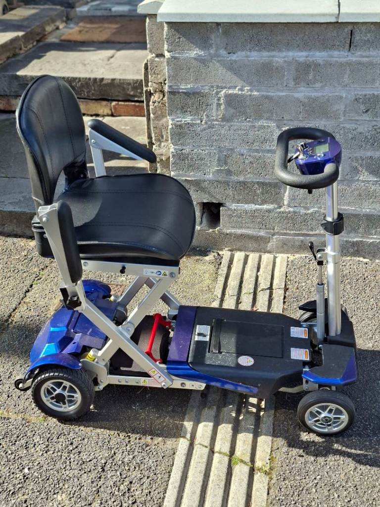 Devilbliss blue autofold mobility scooter