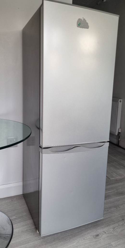 Currys Essentials Fridge Freezer Like New Condition - Silver