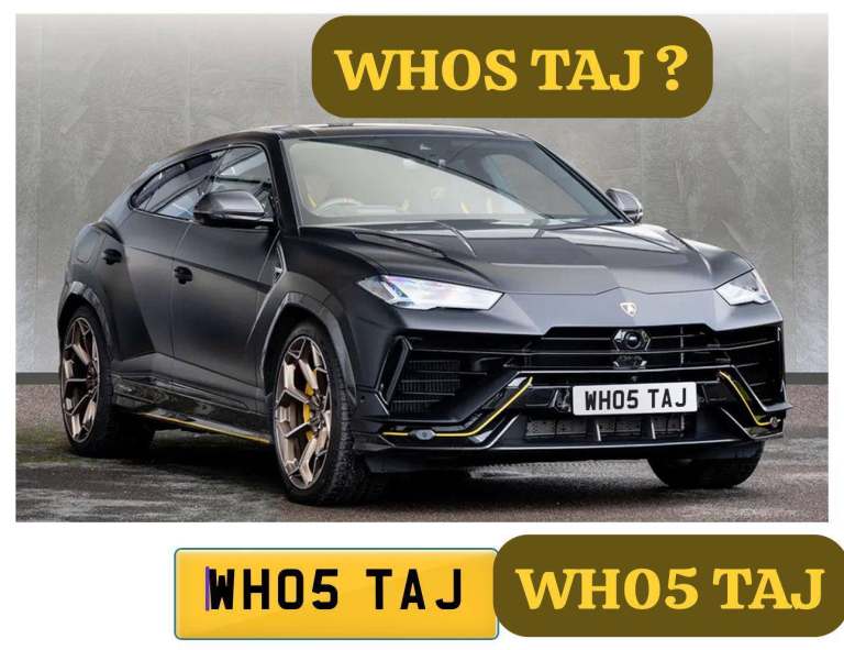 Whos taj Number plate