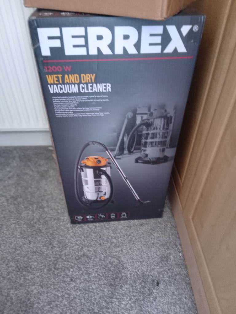 Ferrex 1200W Wet and Dry Vacuum Cleaner – New in Box