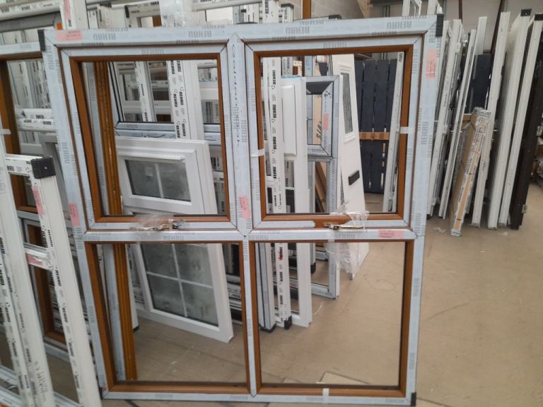 Rehau Oak Window Frame